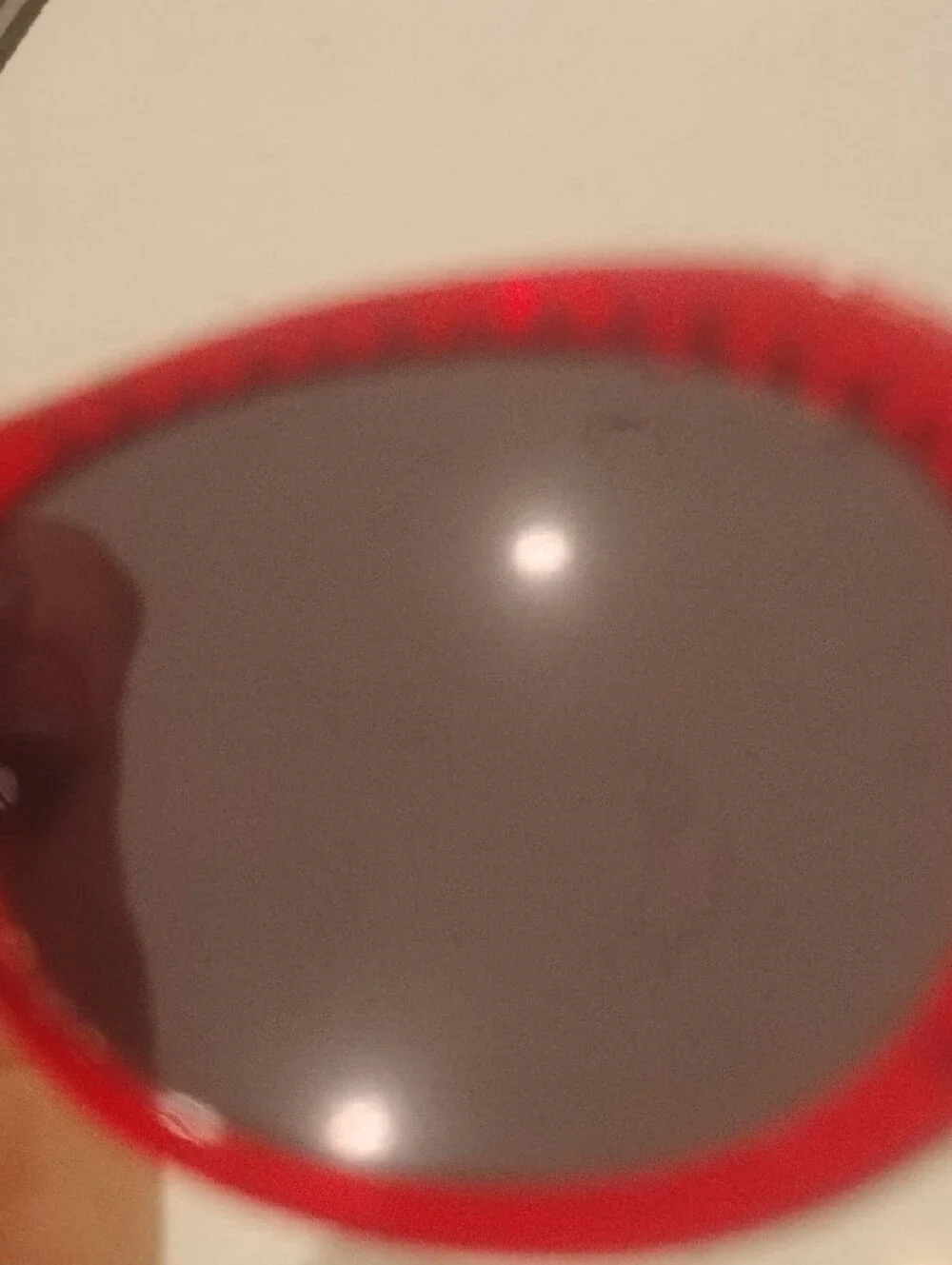 Barbie Red Jeweled Oval Kids Sunglasses